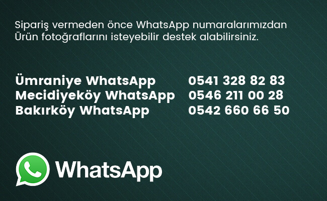 WhatsApp numaralarımız