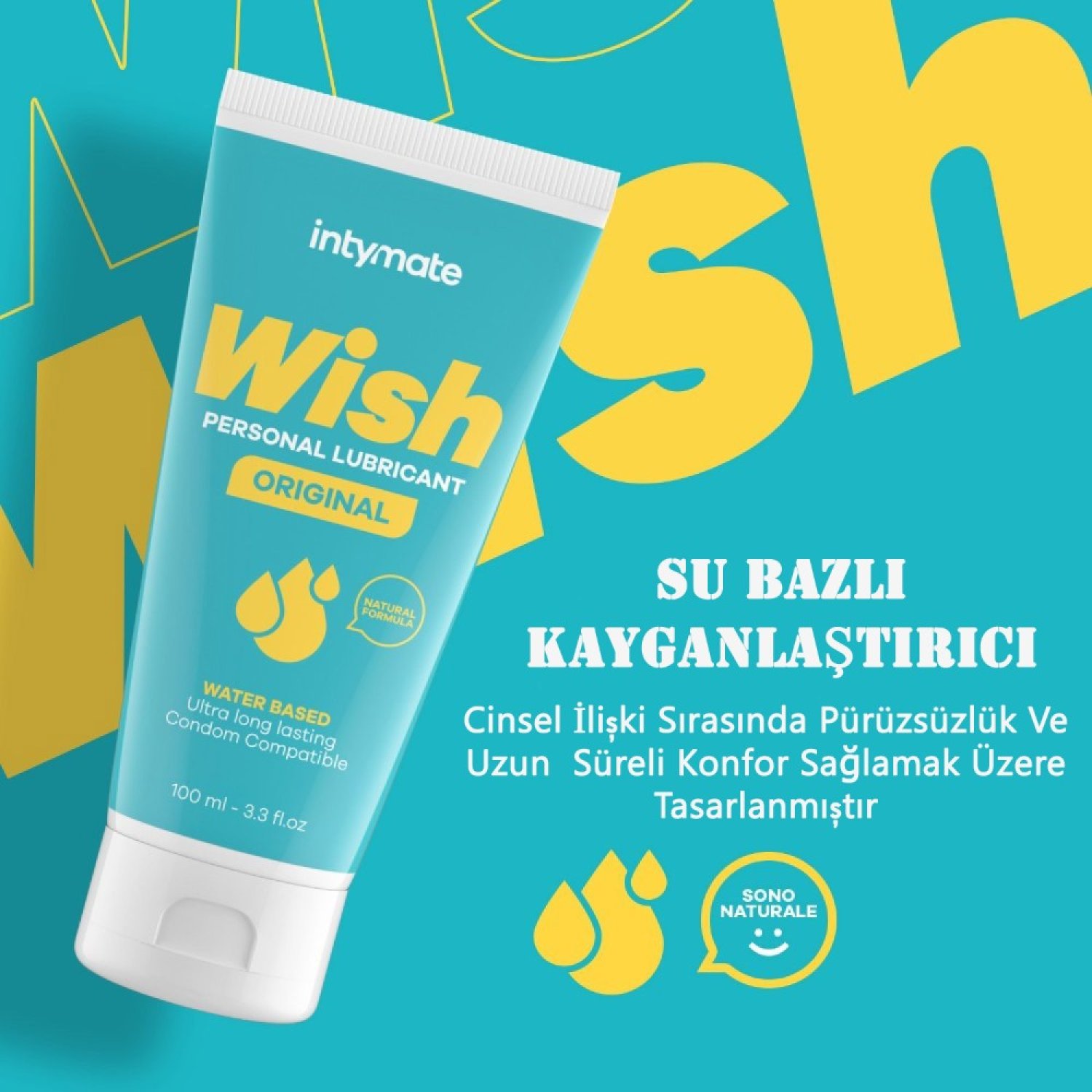 İntimateline Wish Original 100 Ml Kayganlaştırıcı Jel 