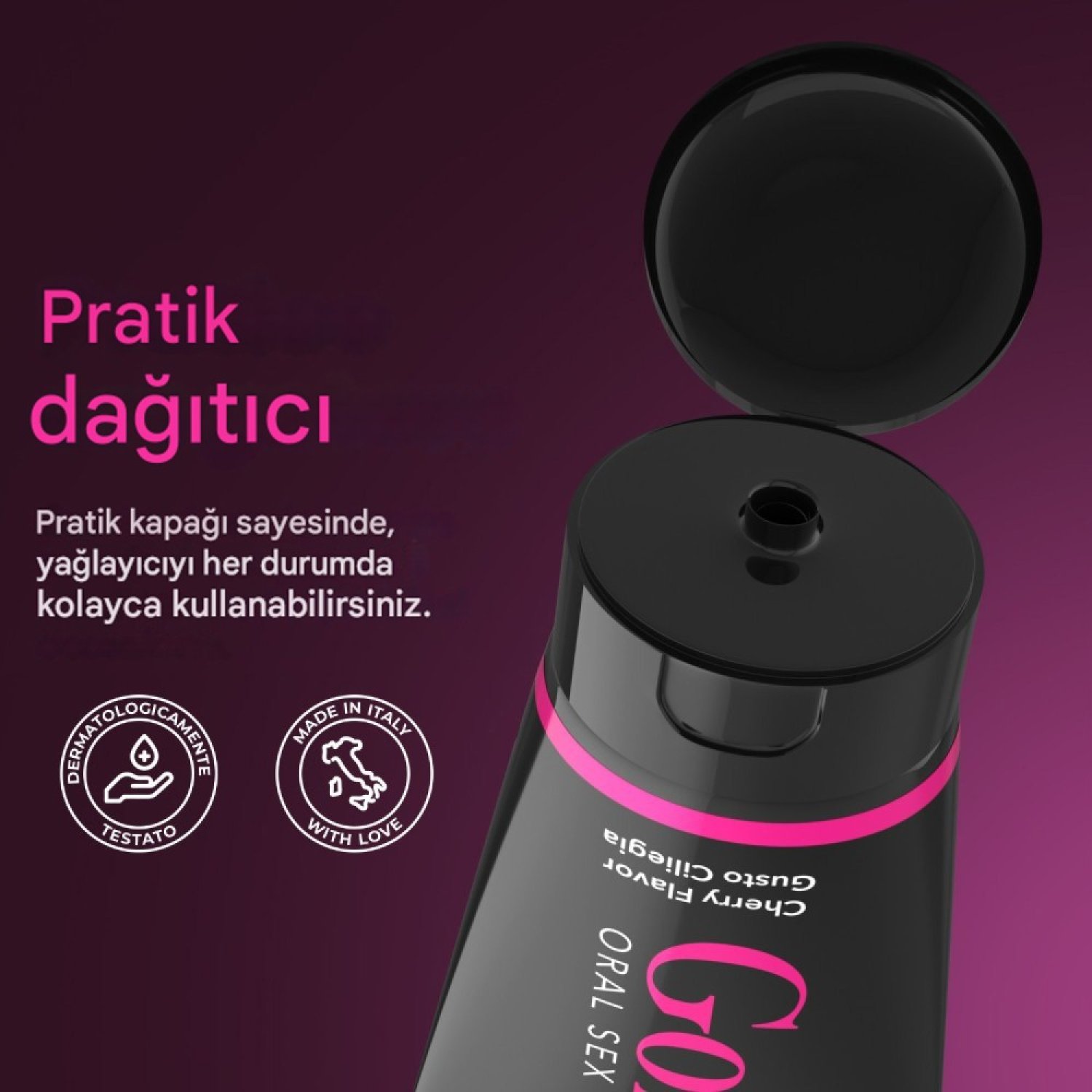 İntimateline Luxuria Gola Kirazlı 50 ML Oral Seks Jeli 