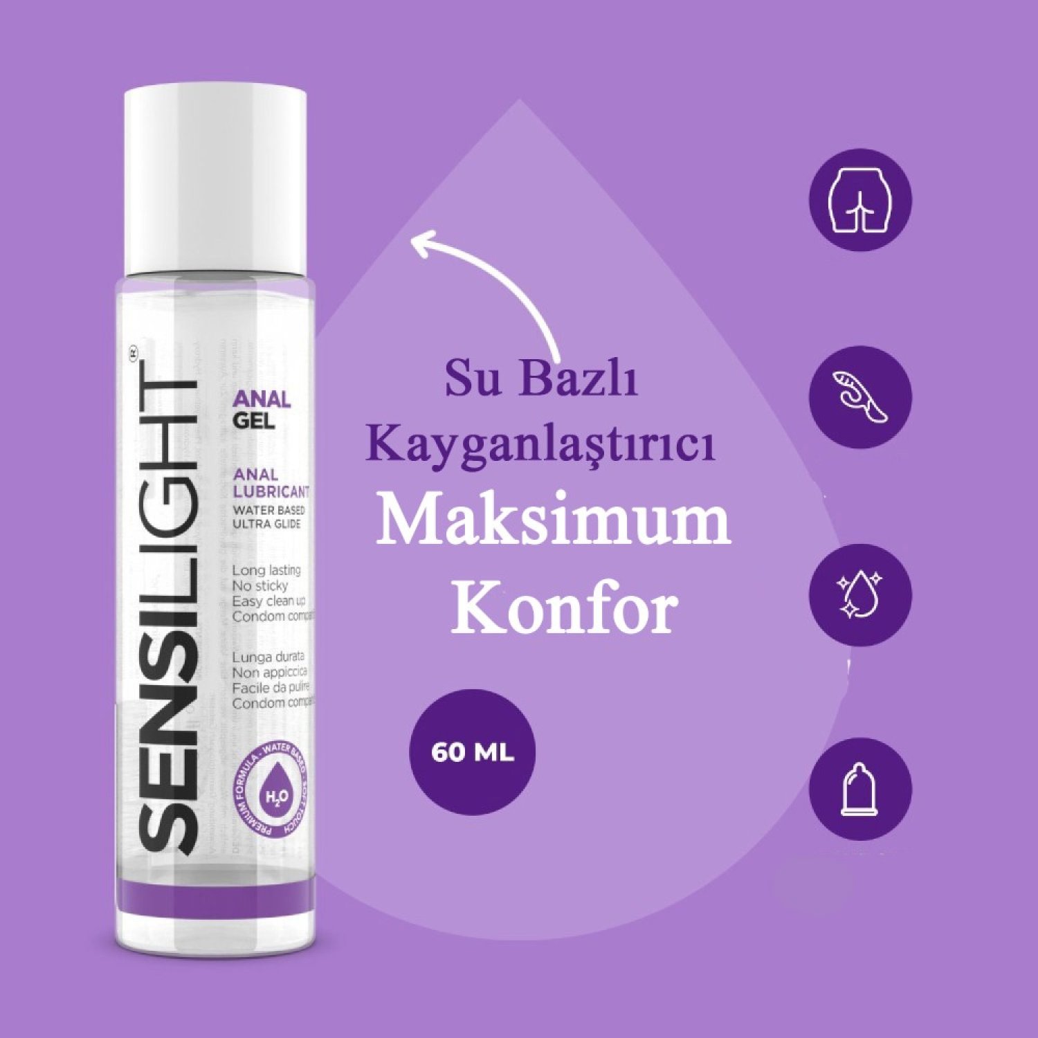 İntimateline Sensilight 60 Ml Anal Kayganlaştırıcı Jel