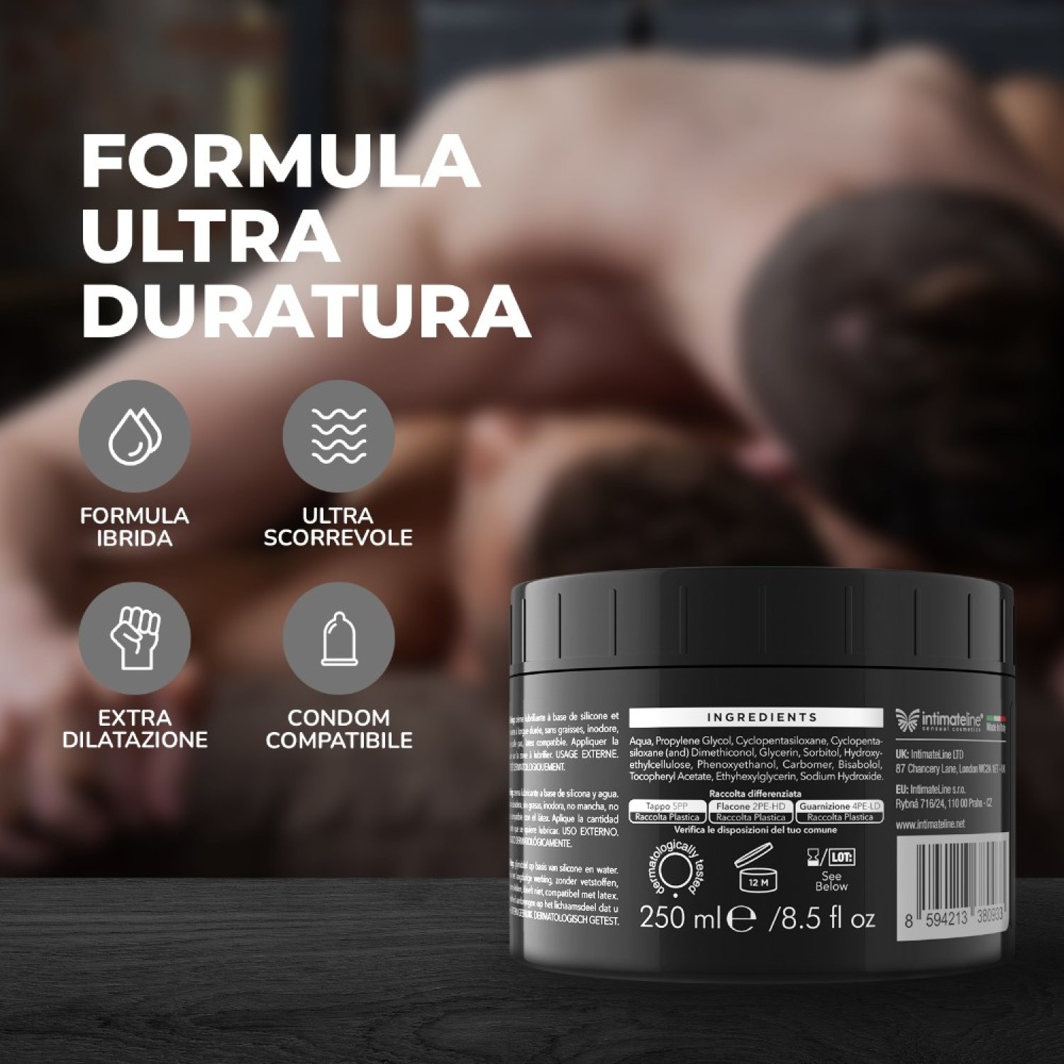 İntimateline Boyglide Fisting 250 ml Su ve Silikon Bazlı Kayganlaştırıcı Jel