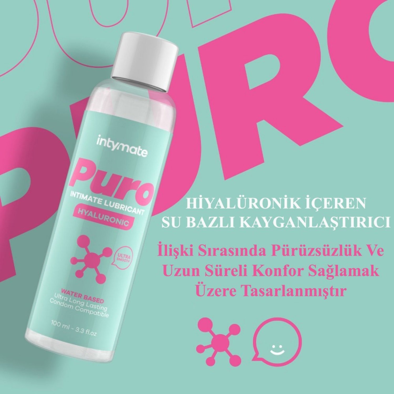 İntimateline Puro Hyaluronic 100 ml Kayganlaştırıcı Jel