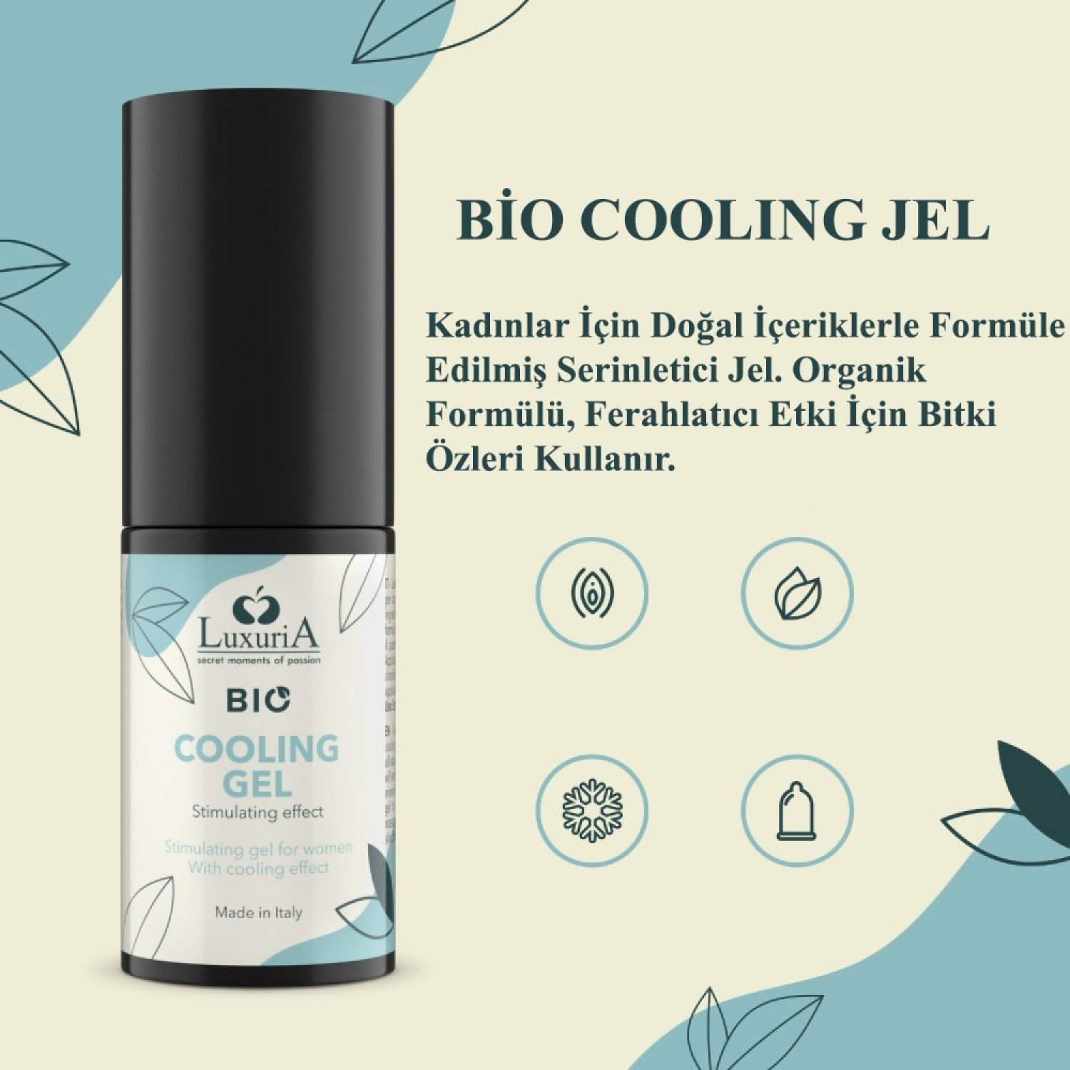 İntimateline Luxuria BIO Cooling gel 30 ml Kayganlaştırıcı Jel