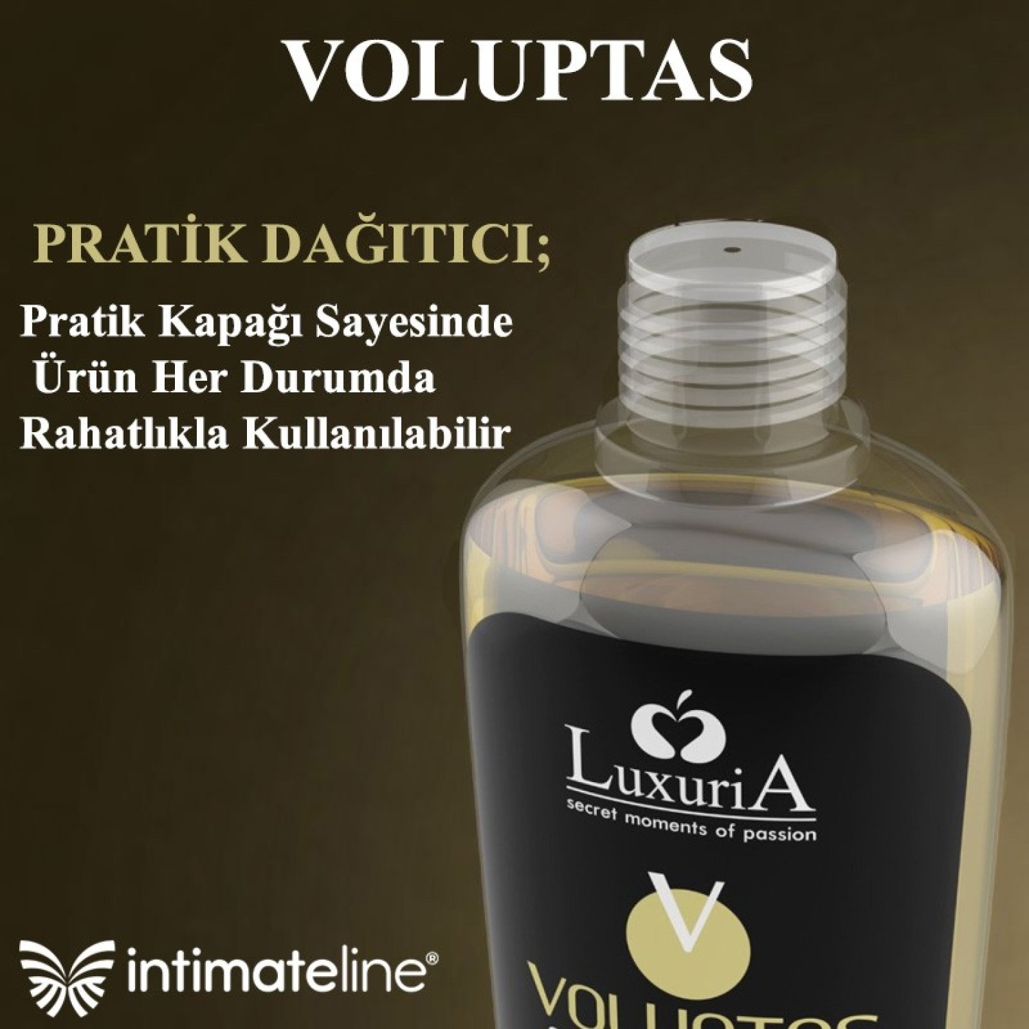 İntimateline Voluptas Vanilya Aromalı Isıtıcı 100 Ml Masaj Jeli