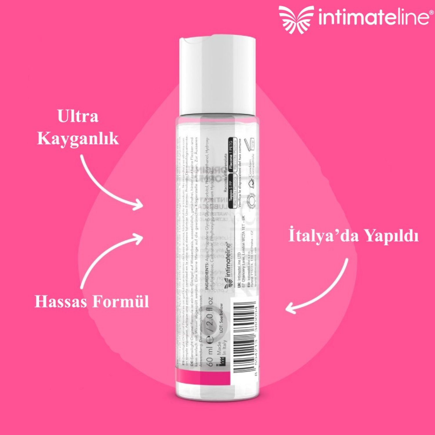 İntimateline Sensilight Orijinal Formül 60 Ml Kayganlaştırıcı Jel