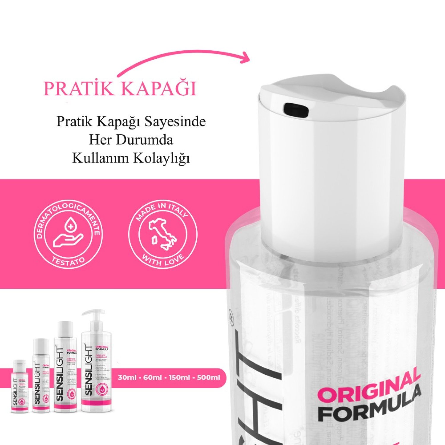 İntimateline Sensilight Orijinal Formül 150 Ml Kayganlaştırıcı Jel