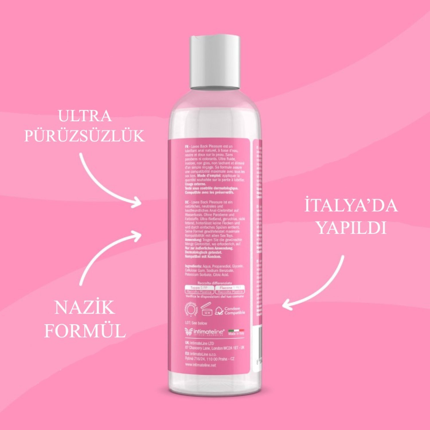 İntimateline Lovee Back Pleasure 150 ml Kayganlaştırıcı Jel