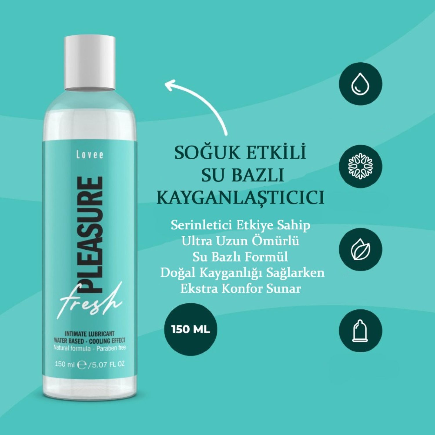 İntimateline Lovee Fresh Pleasure 150 ml Kayganlaştırıcı Jel