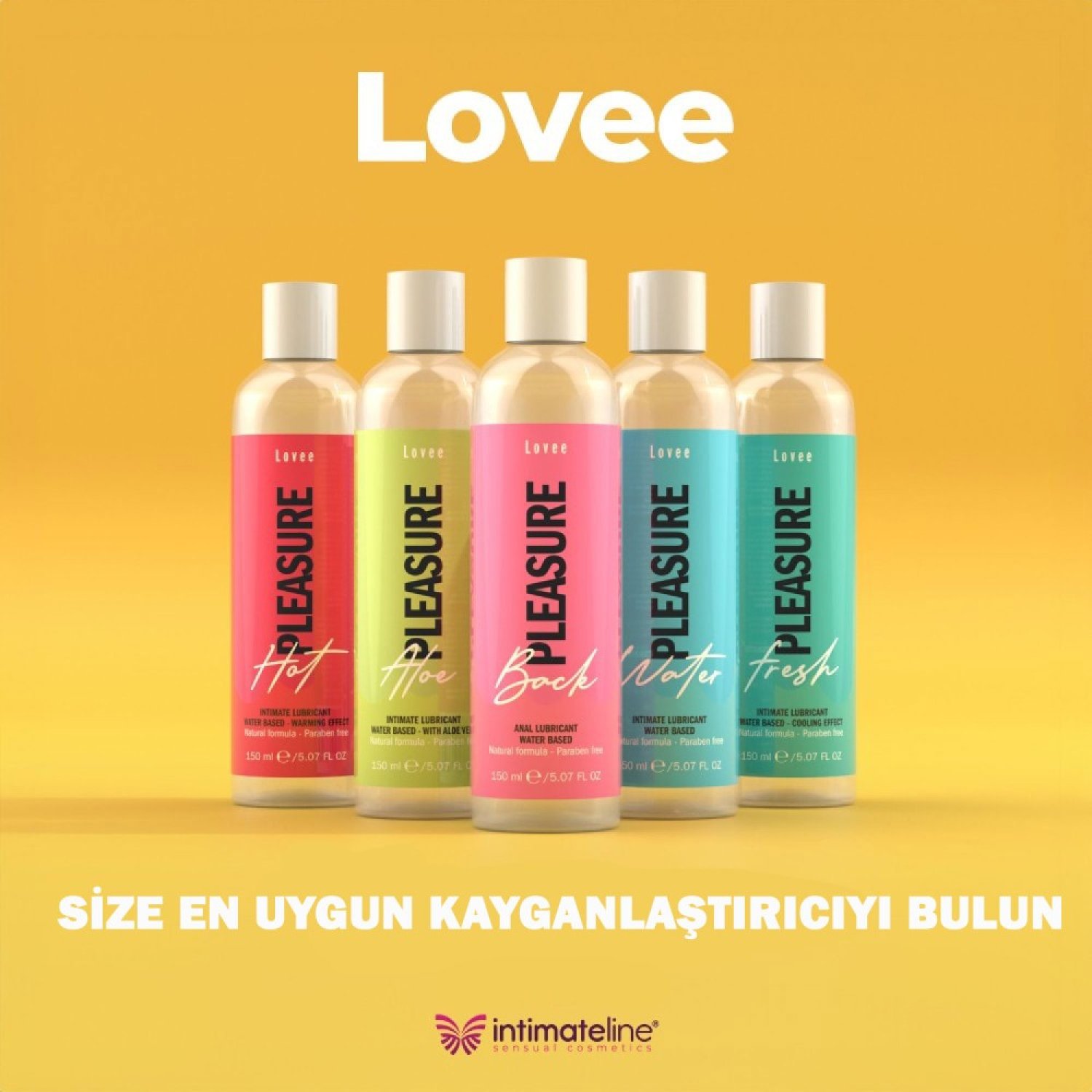 İntimateline Lovee Fresh Pleasure 150 ml Kayganlaştırıcı Jel