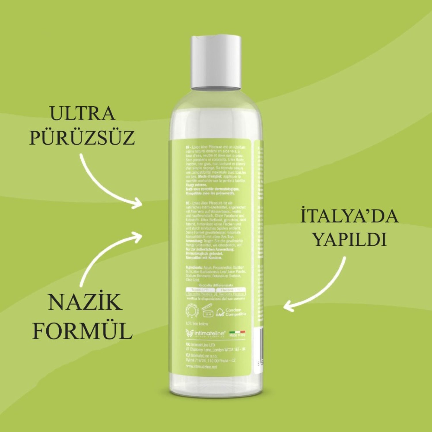 İntimateline Lovee Aloe Pleasure 150 ml Kayganlaştırıcı Jel