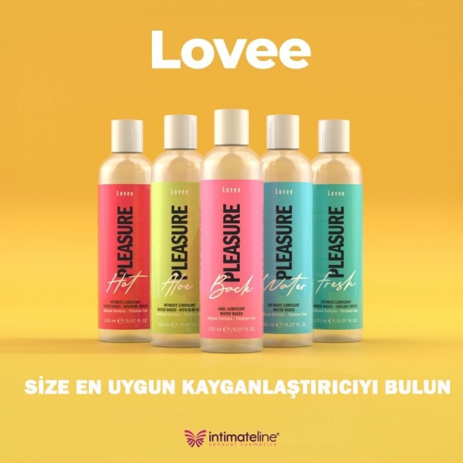 İntimateline Lovee Aloe Pleasure 150 ml Kayganlaştırıcı Jel