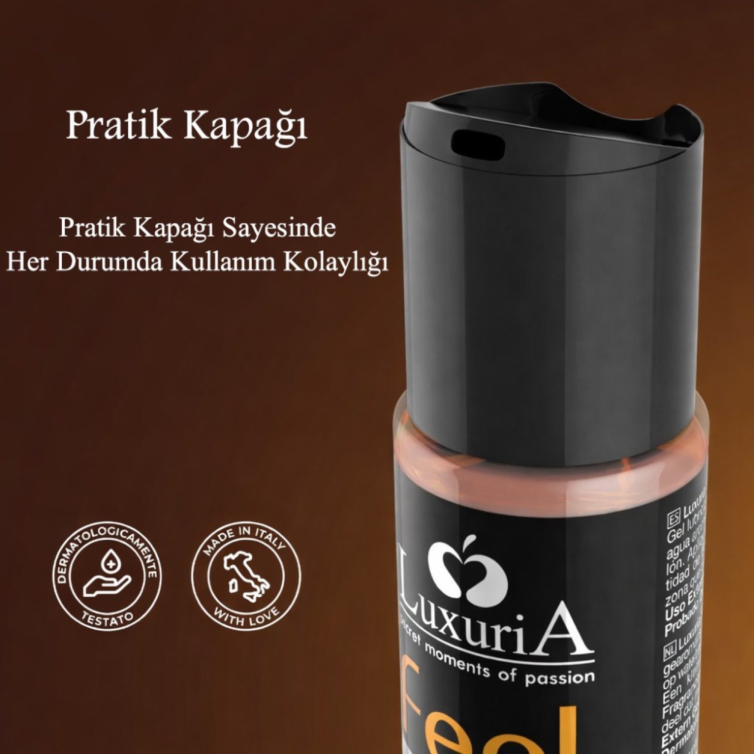 İntimateline Luxuria Feel Coconut&Melone Aromalı 60 ml Kayganlaştırıcı Jel