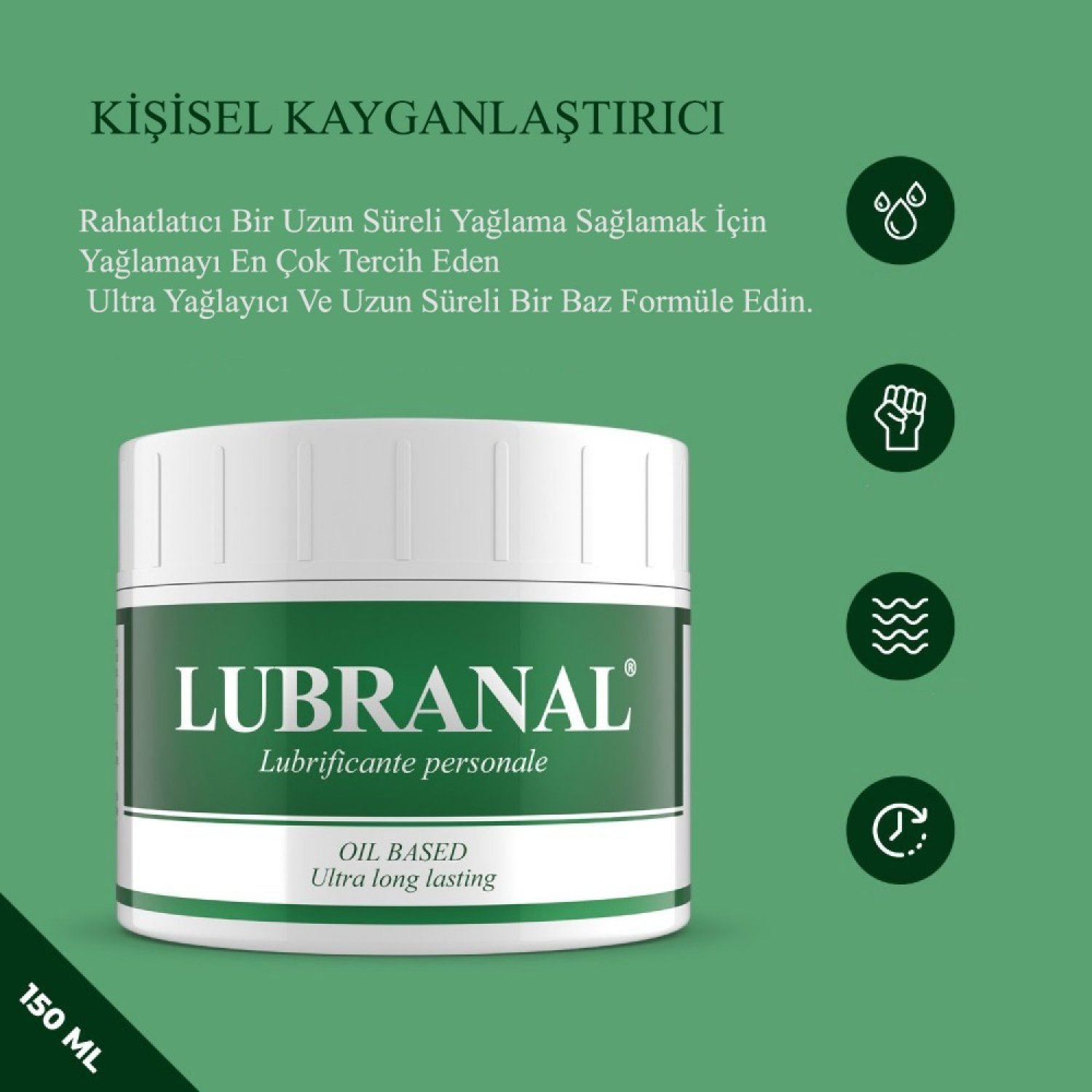 İntimateline Lubranal Yağ Bazlı 150 Ml Kayganlaştırıcı 
