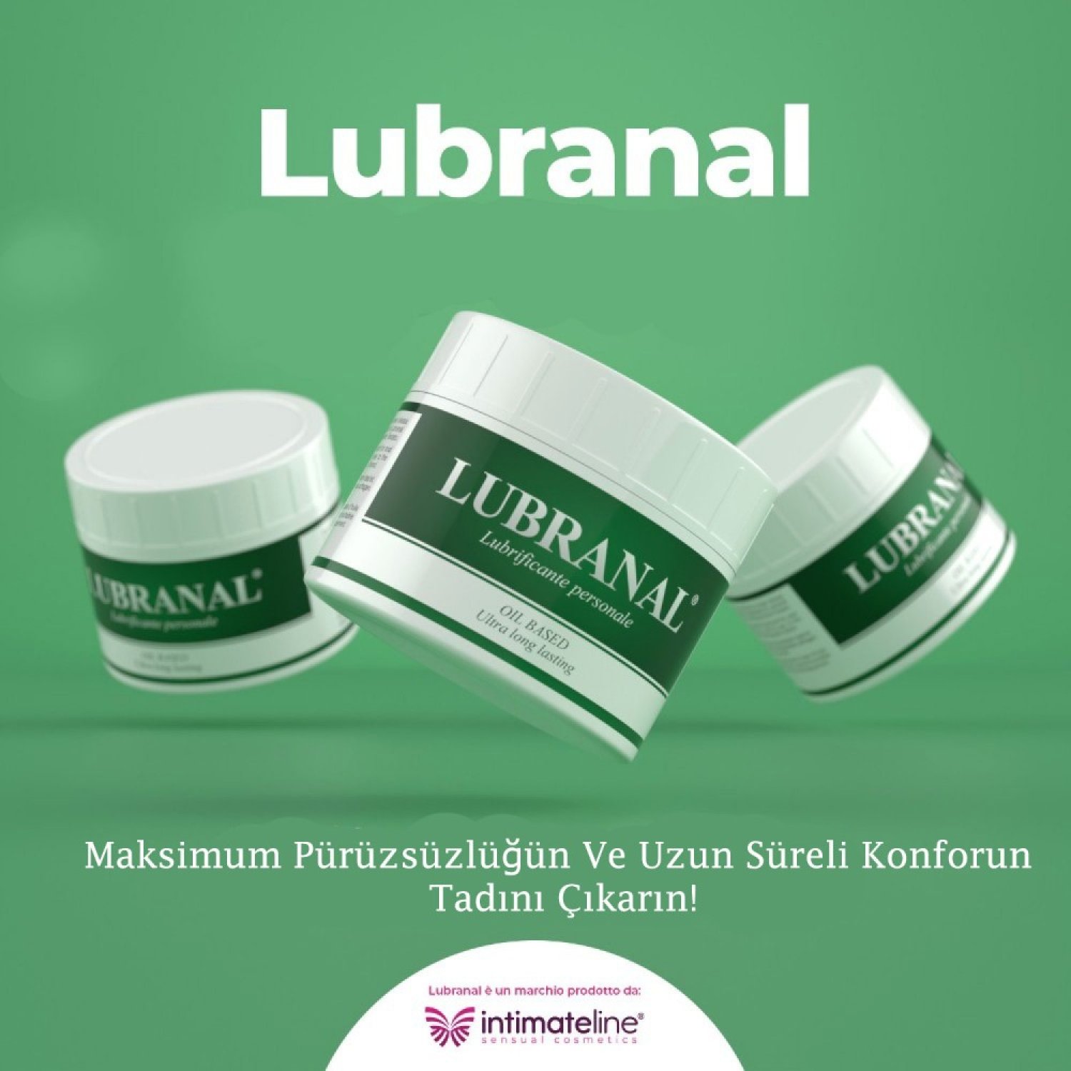 İntimateline Lubranal Yağ Bazlı 150 Ml Kayganlaştırıcı 