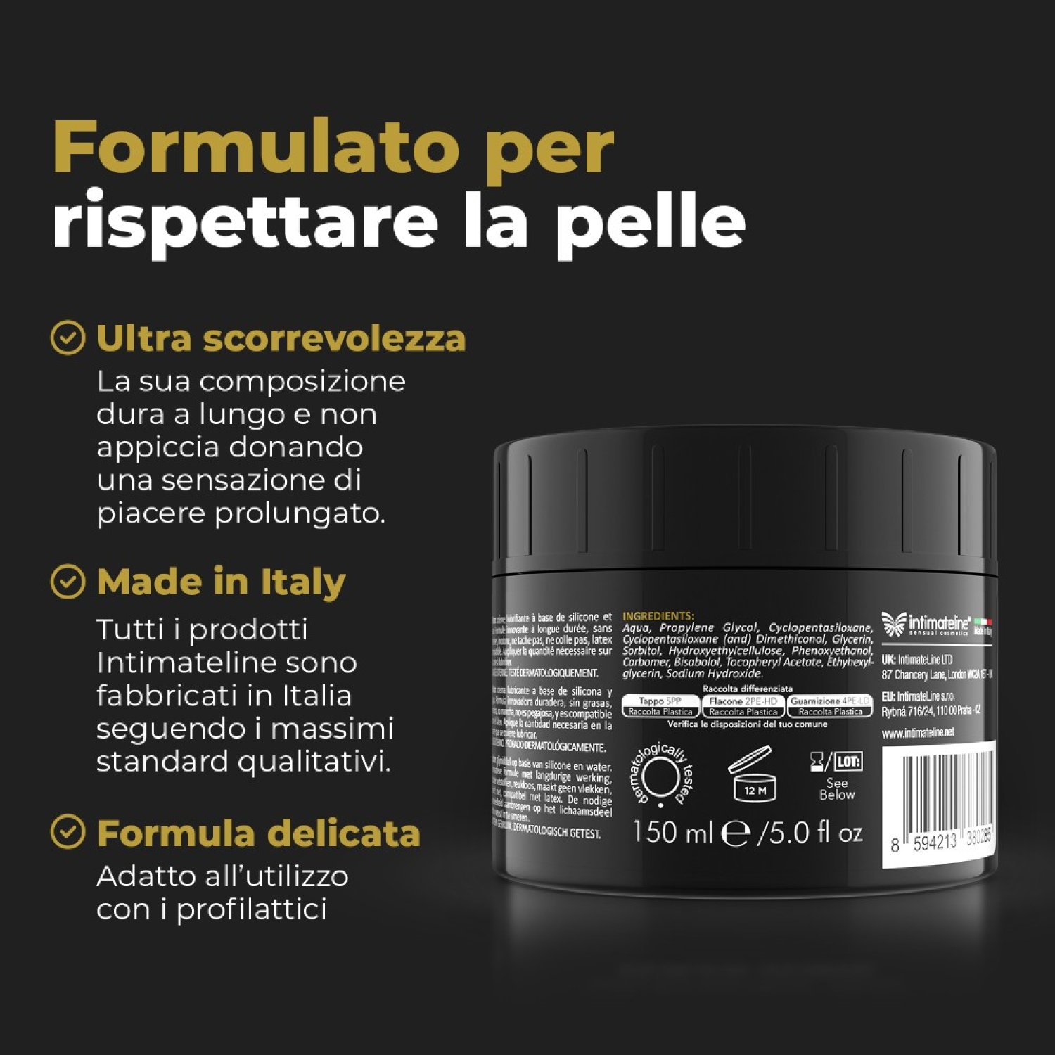 İntimateline Fistan 150 Ml kayganlaştırıcı Jel