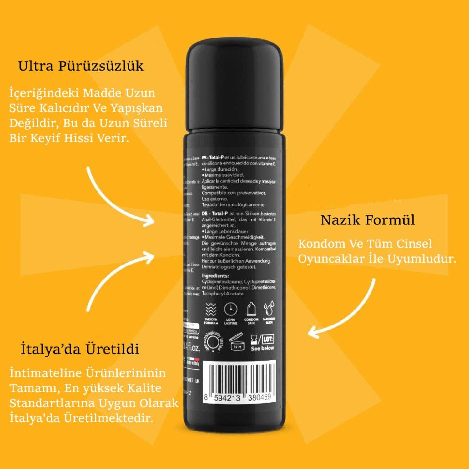 İntimateline Total-P 100 Ml Anal Kayganlaştırıcı