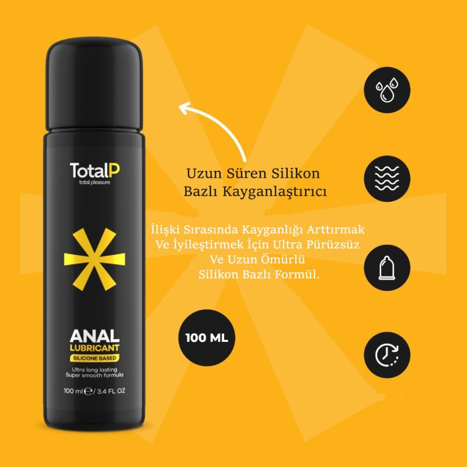 İntimateline Total-P 100 Ml Anal Kayganlaştırıcı