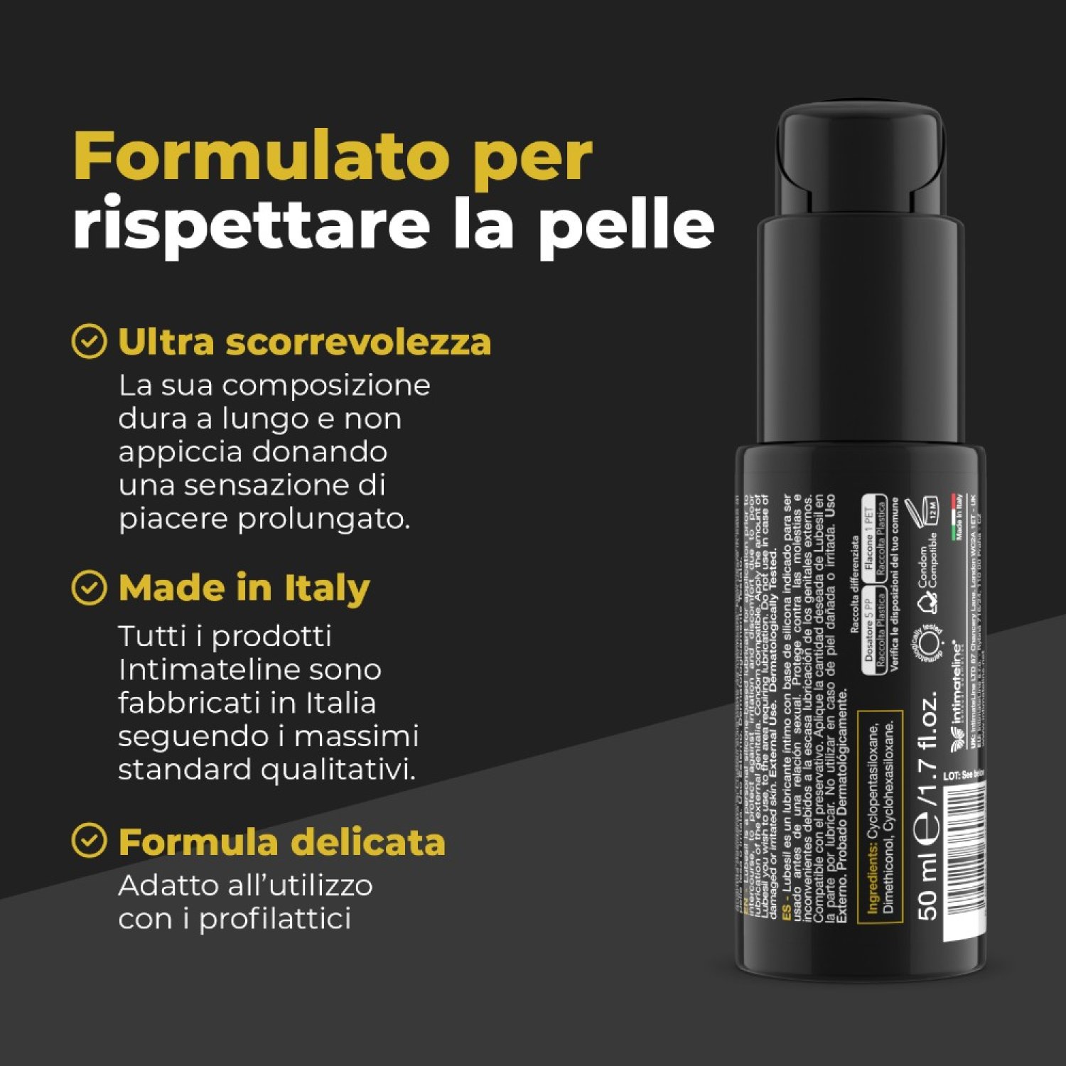 İntimateline Lubesil 50 ml Kayganlaştırıcı Jel