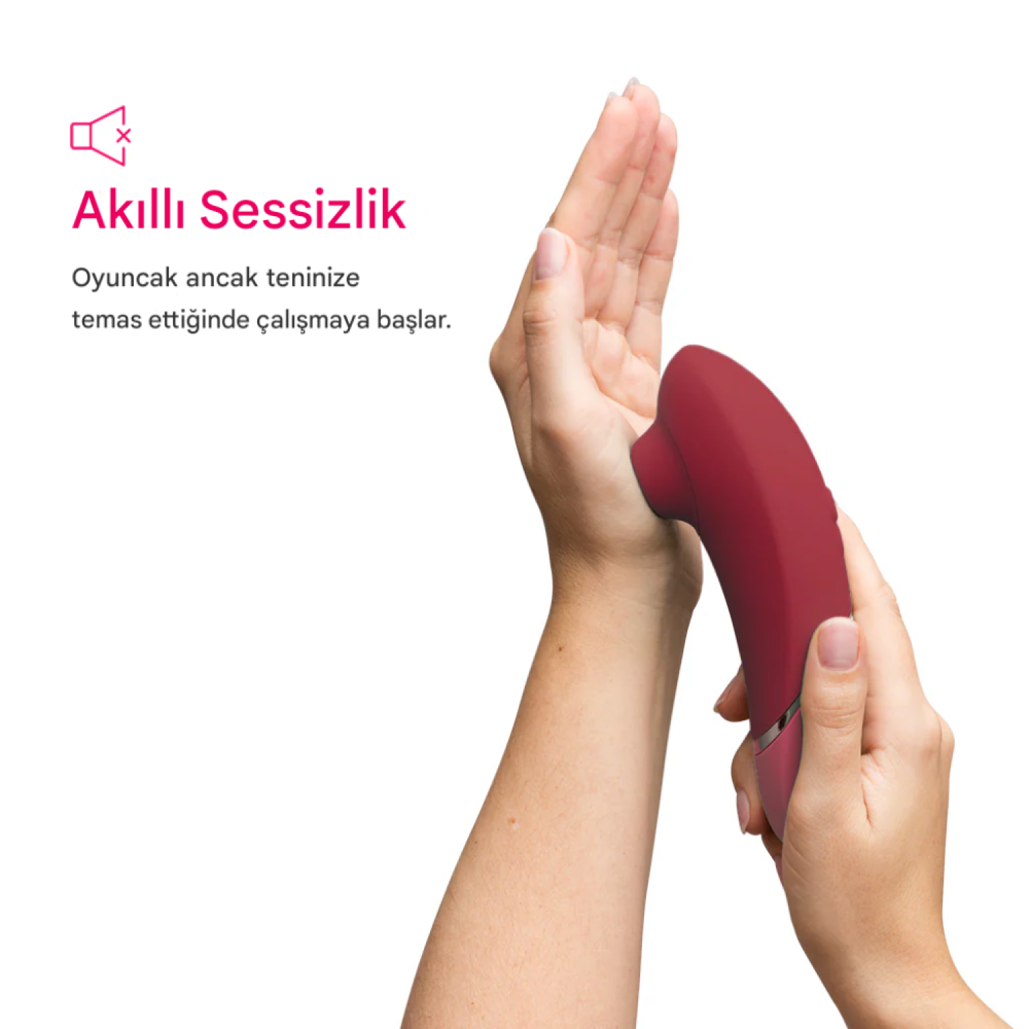 Womanizer Next Sensual Kırmızı Klitoral Smilasyon Vibratörü