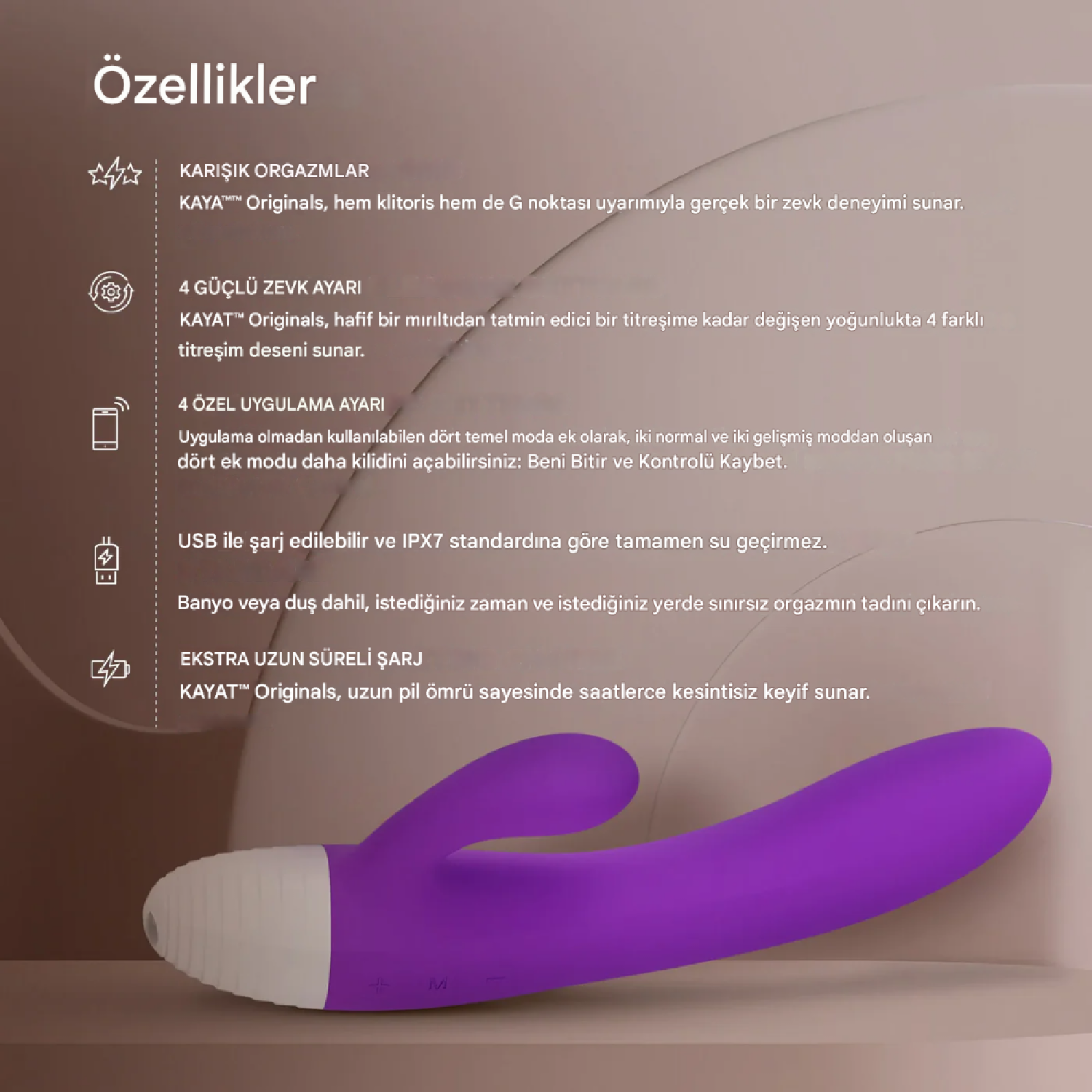 Lelo Kaya Originals App Kontrollü Premıum Rabbit Vibratör 