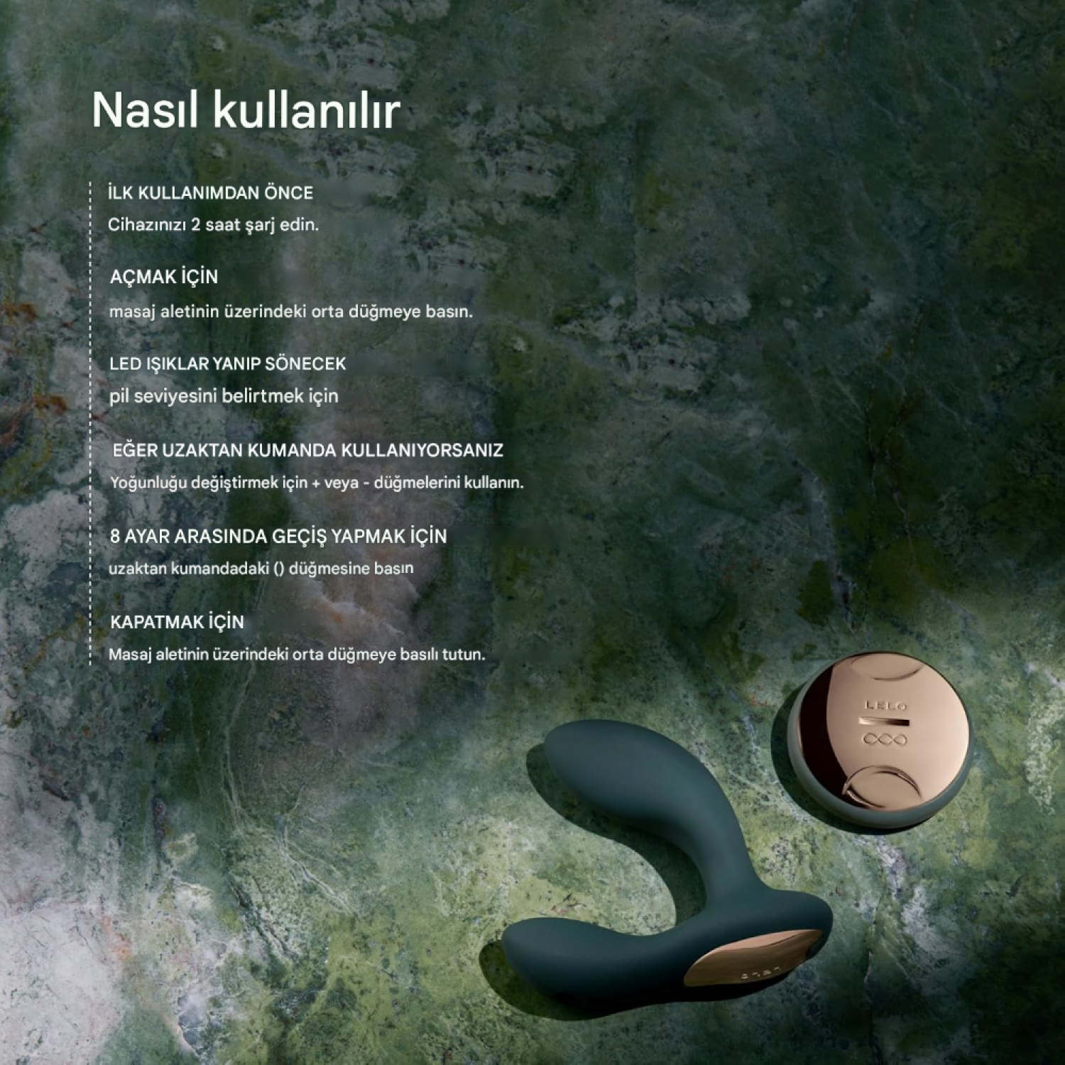 Lelo Hugo 2 Black Kumanda Kontrollü Prostat Masaj Aleti