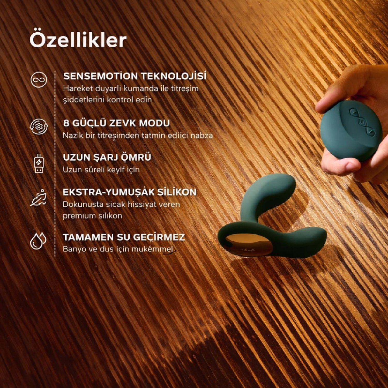 Lelo Hugo 2 Green Kumanda Kontrollü Premıum Prostat Masaj Aleti