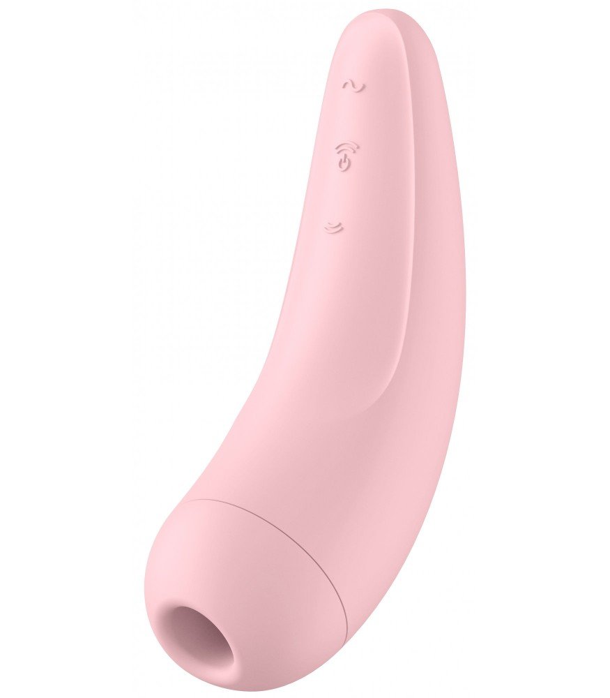 Satisfyer Curvy 2+ Pink Klitoris Stimülatörü ve App Kontrol Titreşimli Vibratör