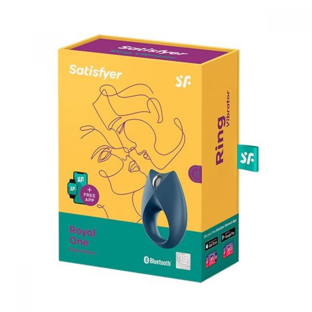 Satisfyer Royal Ring Telefon Kontrol Şarjlı Penis Halkası