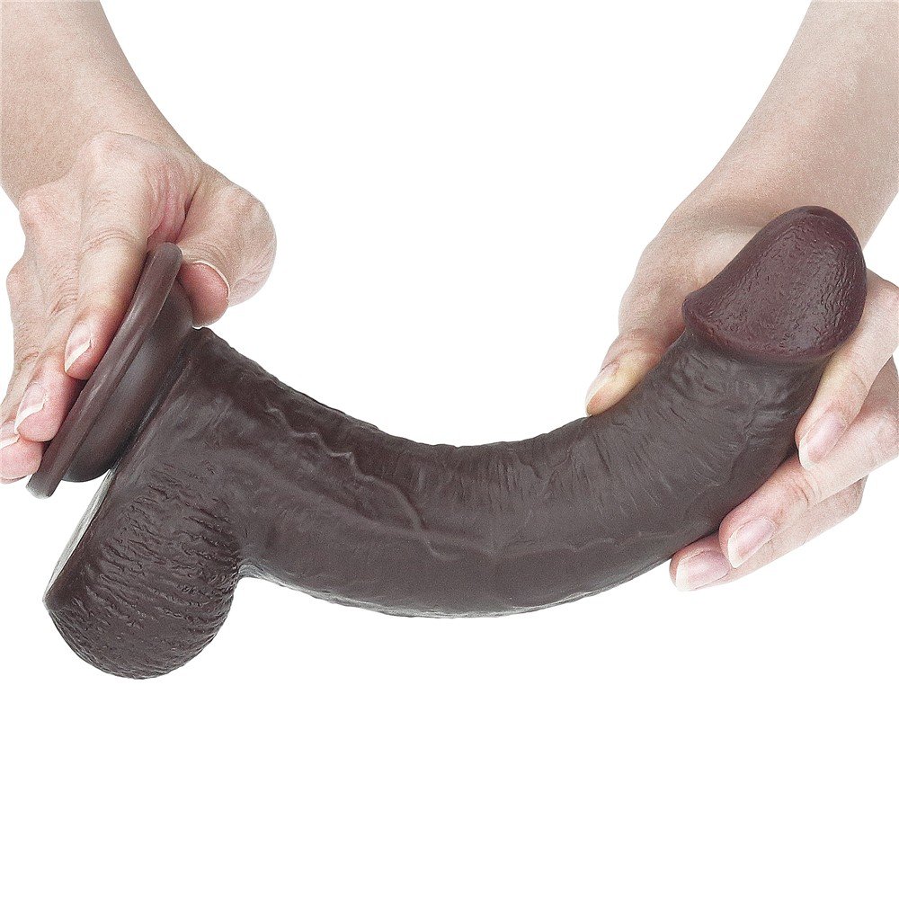 Sliding Hareketli Dış Yüzey Özel Seri Ultra Yumuşak 23 Cm Realistik Penis