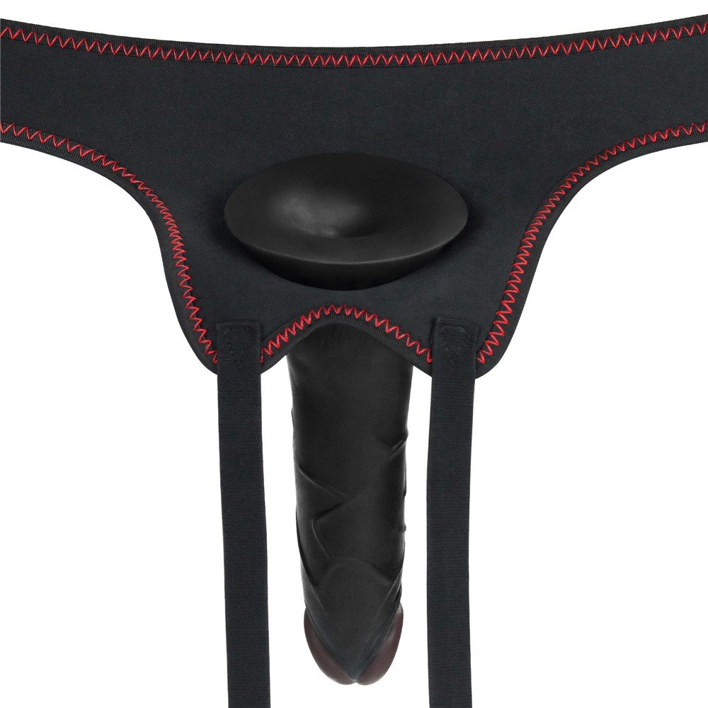 Ingen Easy Strap On 19 Cm Siyah Belden Bağlamalı Realistik Penis