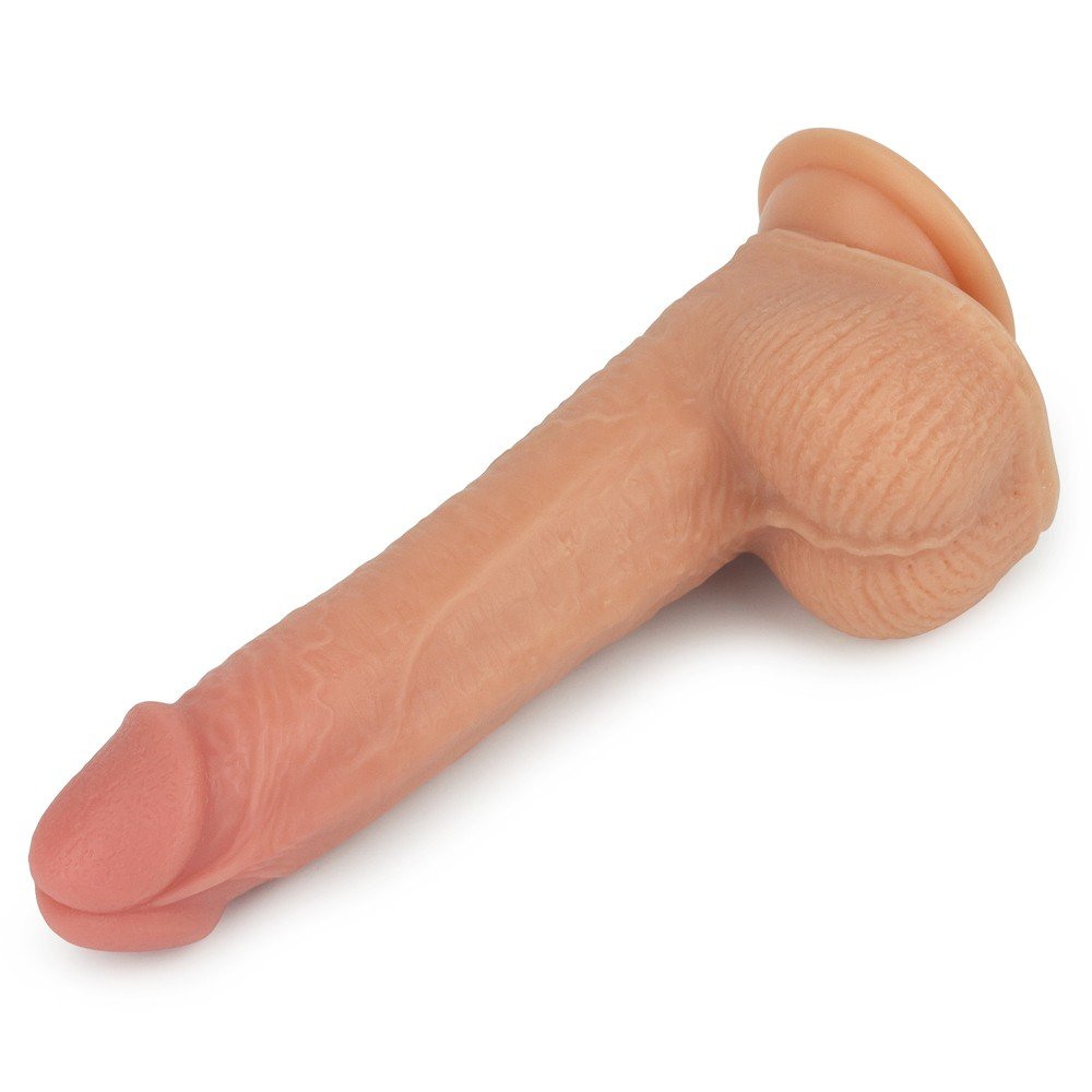 Lovetoy Nature Cock Serisi Anthony Ultra Yumuşak Dönebilen ve Isınabilen 21 Cm Titreşimli Kemerli Penis	