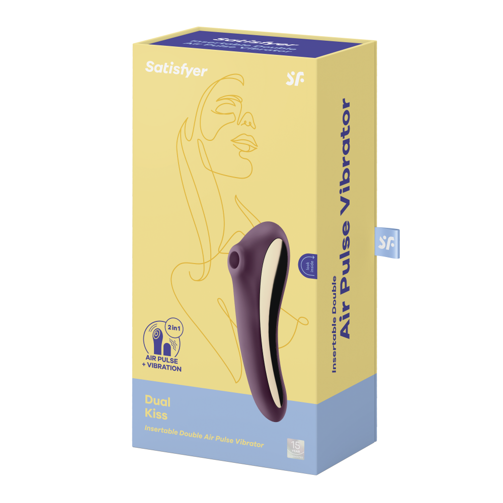 Satisfyer Dual Kiss Purple Emişli Ve Güçlü Titreşimli G-Spot Vibratör