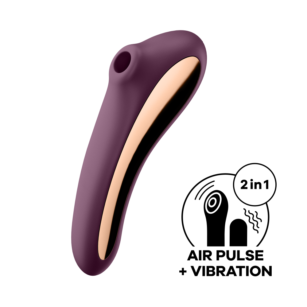 Satisfyer Dual Kiss Purple Emişli Ve Güçlü Titreşimli G-Spot Vibratör