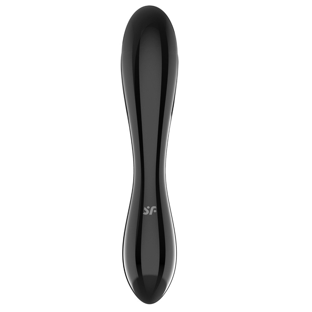 Satisfyer Dazzling Crystal 1 Yüksek Kaliteli Borosilikat Siyah Cam Yapay Penis