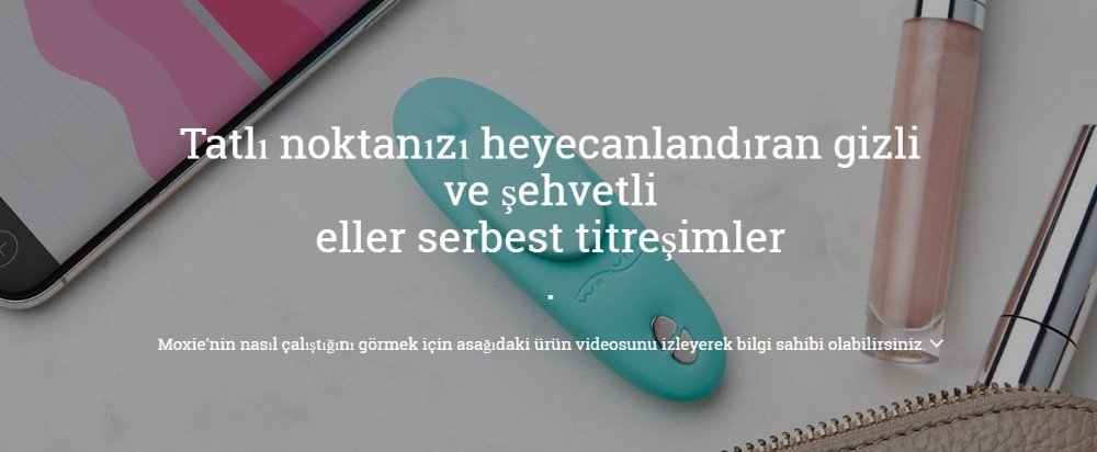 We-Vibe Moxie Akıllı Telefon Uyumlu Giyilebilen Vibratör