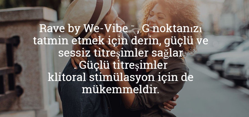 We-Vibe Rave Akıllı Telefon Kontrol G-Bölgesi Uyarıcı Vibratör