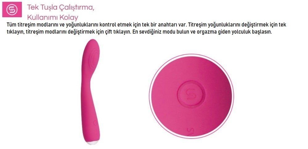 Svakom Iris G-Bölgesi Şarjlı Su Geçirmez Titreşimli Vibratör