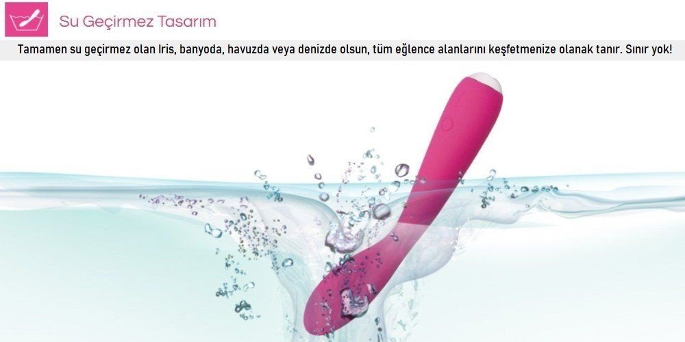 Svakom Iris G-Bölgesi Şarjlı Su Geçirmez Titreşimli Vibratör