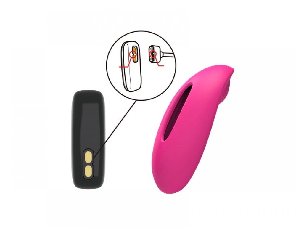 Magic Motion Candy Telefon Uyumlu Giyilebilir Su Geçirmez Pembe Vibratör