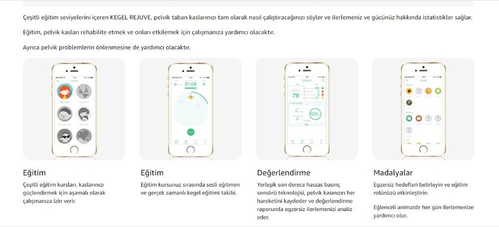 Magic Motion Rejuve Telefon Uyumlu Giyilebilen Kegel Eğitmeni Vibratör