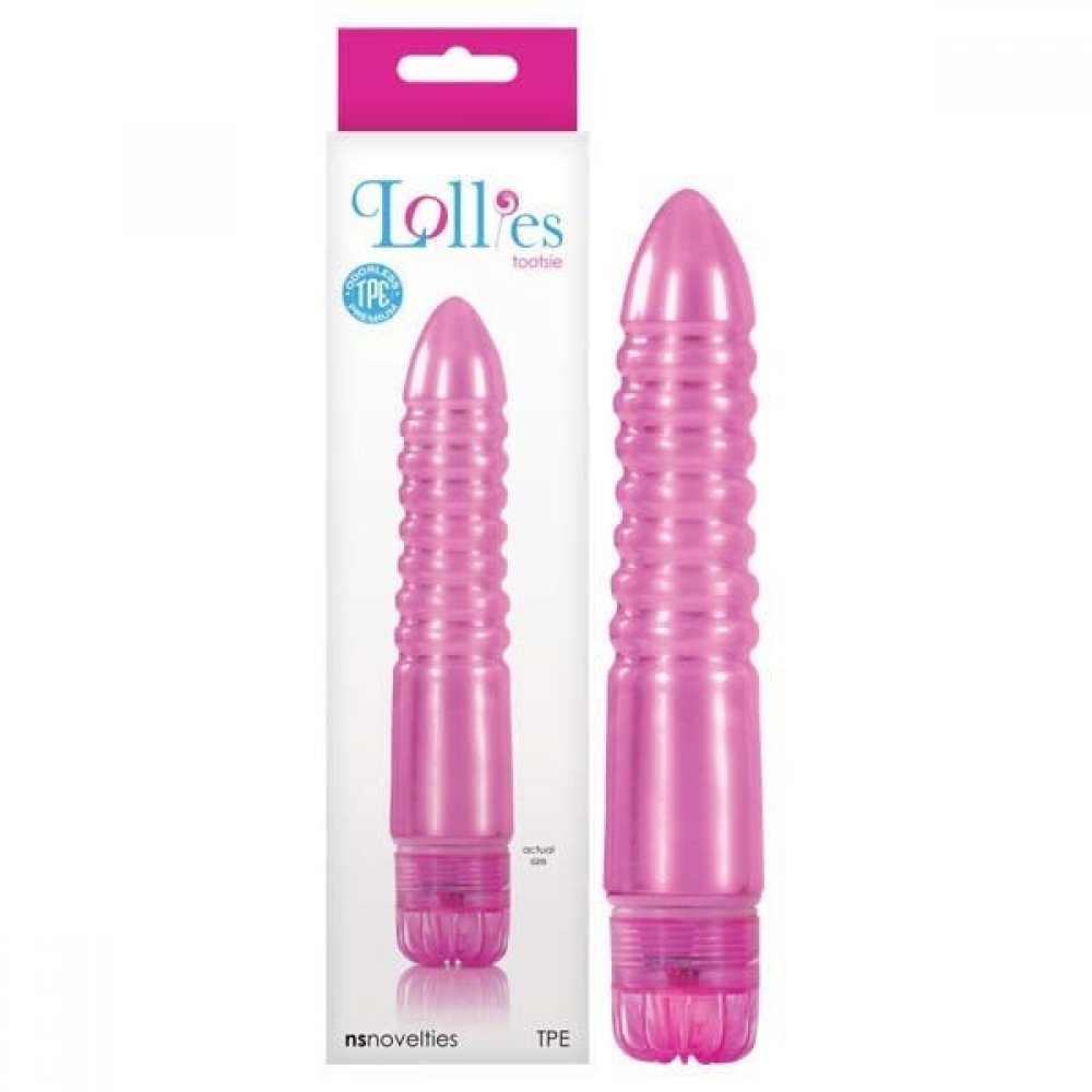 Lollies Tootsie Uyarıcı Gövdeli 16 Cm Realistik Pembe Vibratör