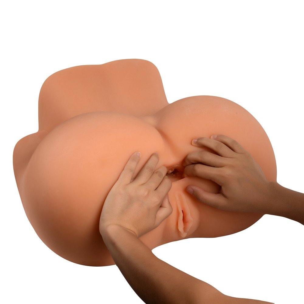 Kasya Huge Ultra Yumuşak Anal ve Vajinal Realistik Kalça Mastürbatör