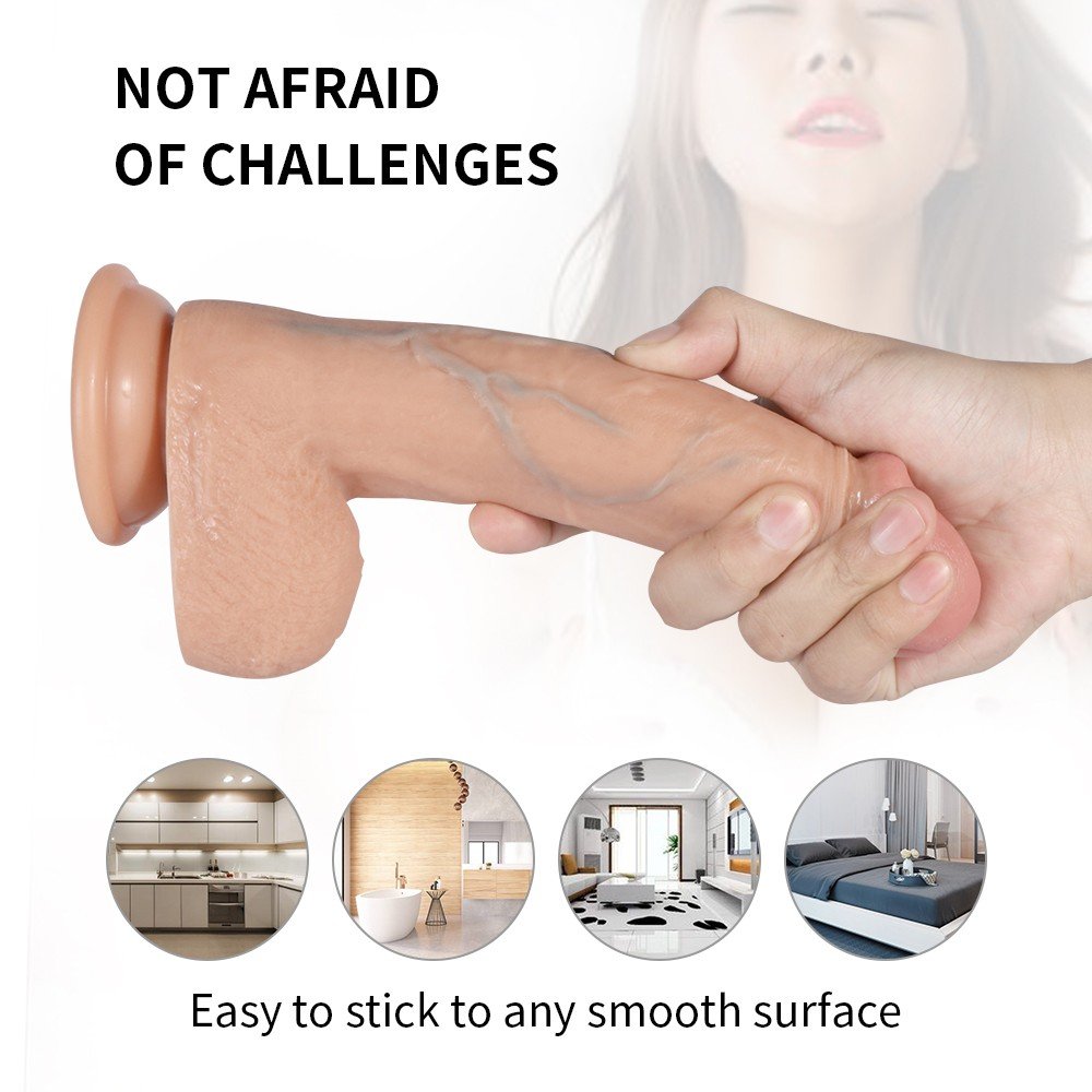 Bill Çift Katmanlı Ultra Gerçekci 23 Cm Realistik Penis Dildo