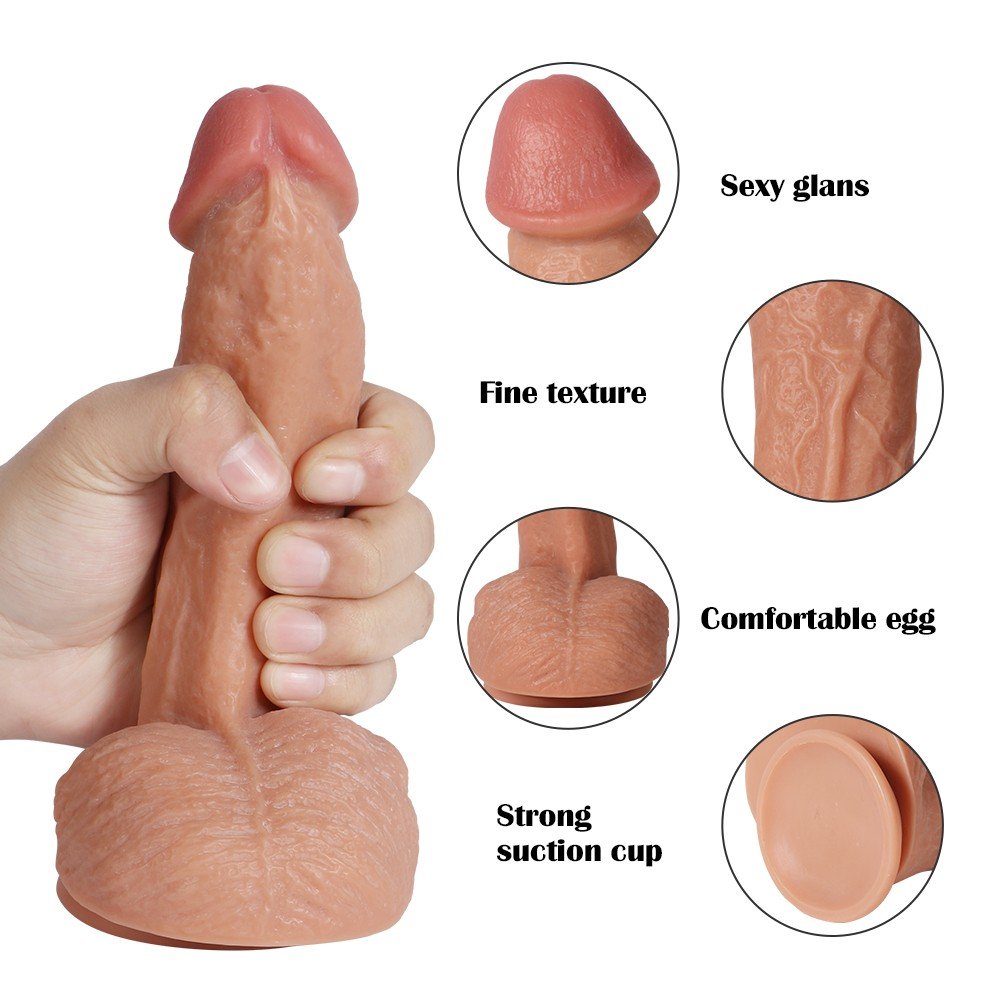 Borg Ultra Yumuşak Çift Katmanlı 20 Cm Kemerli Penis Dildo