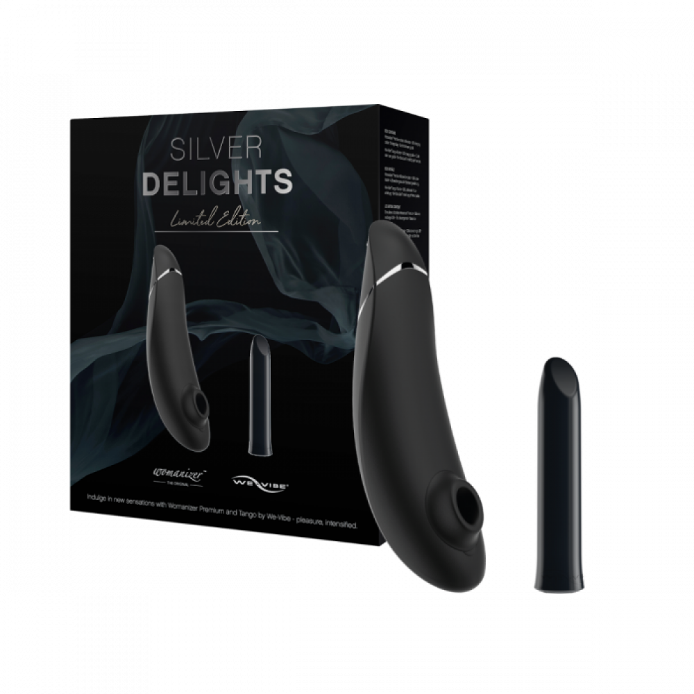 Womanizer Premium ve We-Vibe Tango Silver Delights Limited Edition Vibratör Seti