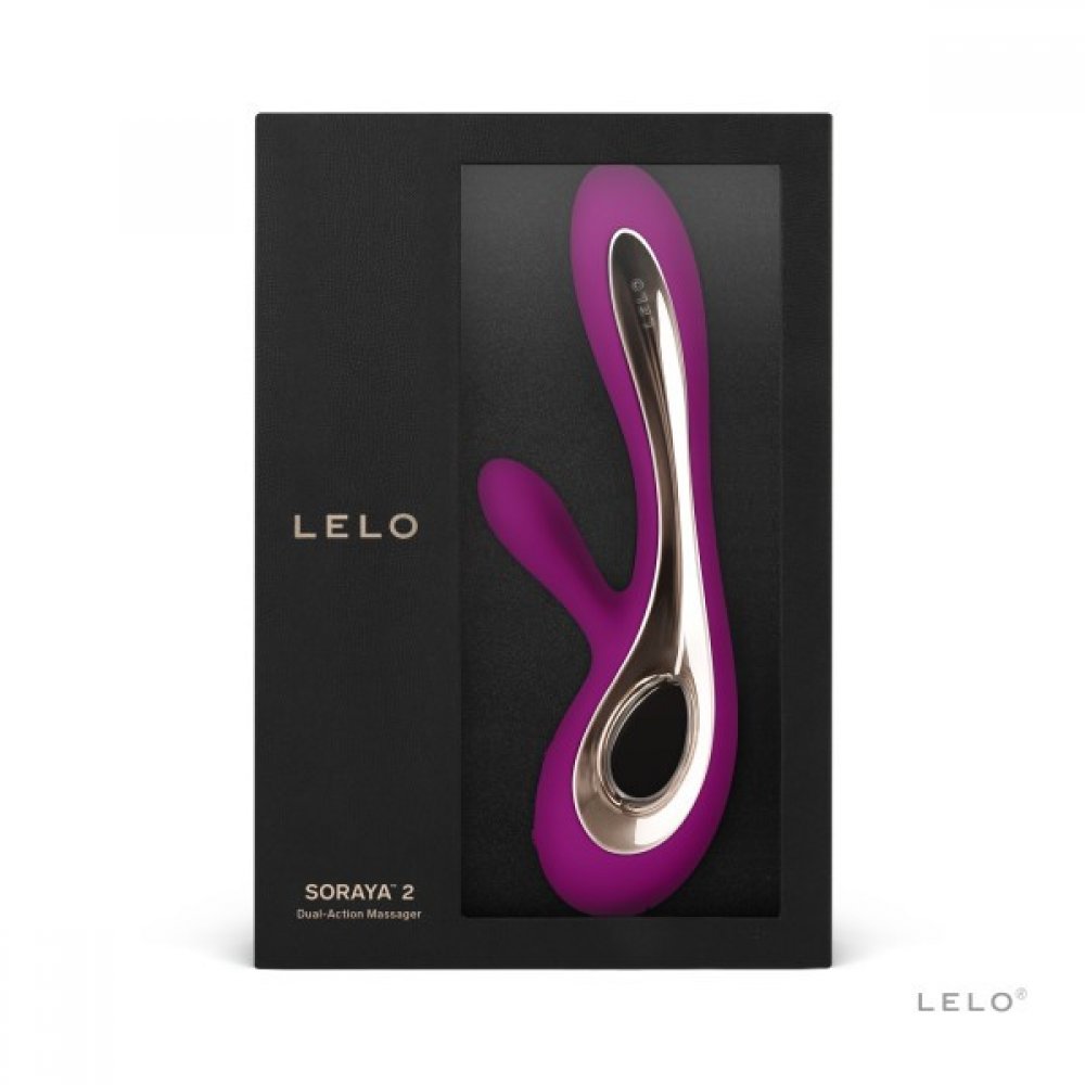 Lelo Soraya 2 Deep Rose Titreşimli G-Bölgesi ve Klitoris Uyarıcı Rabbit Vibratör