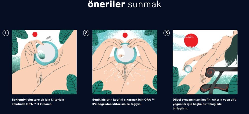 Lelo Ora 3 Midnight Blue Teknolojik Oral Zevk Vibratörü