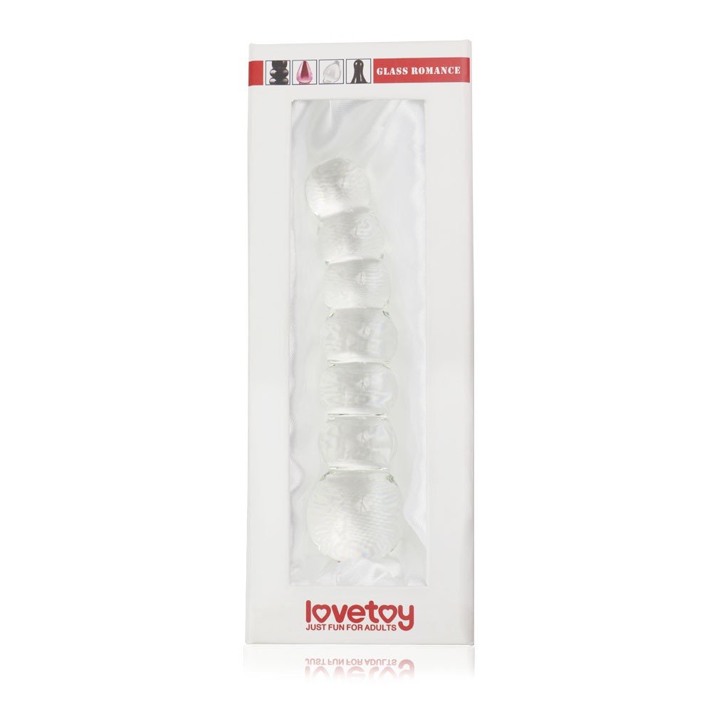 Lovetoy Glass Romance 17 Cm Anal ve Vajinal Cam Plug Dildo