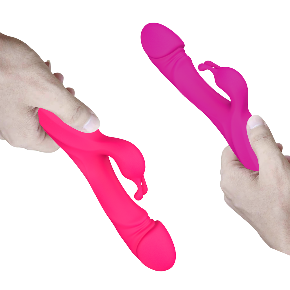 G Bölgesi ve Klitoris Özel 10 Modlu Titreşimli Şarjlı Su Geçirmez Pembe Vibratör