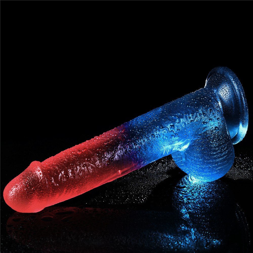 Lovetoy Renkli Ultra Yumuşak 23 Cm Jel Dildo